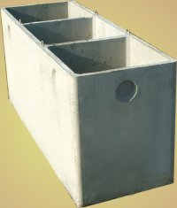 FOSSE-DEGRASSATORI prefabbricate in cemento armato